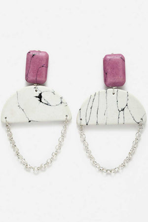 Multi-Color Alloy Earring