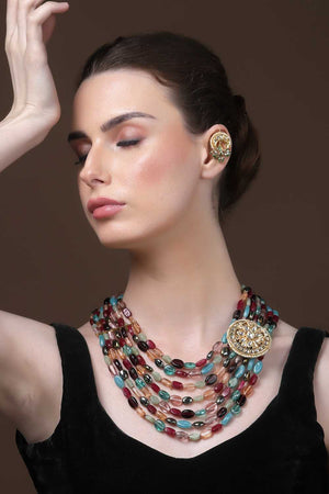 Multi-Color Alloy Earring