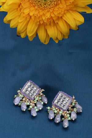 Multi-Color Alloy Earring