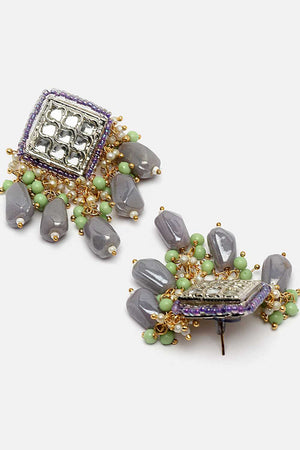 Multi-Color Alloy Earring