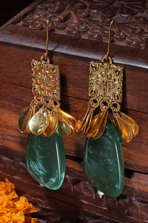 Multi-Color Alloy Earring