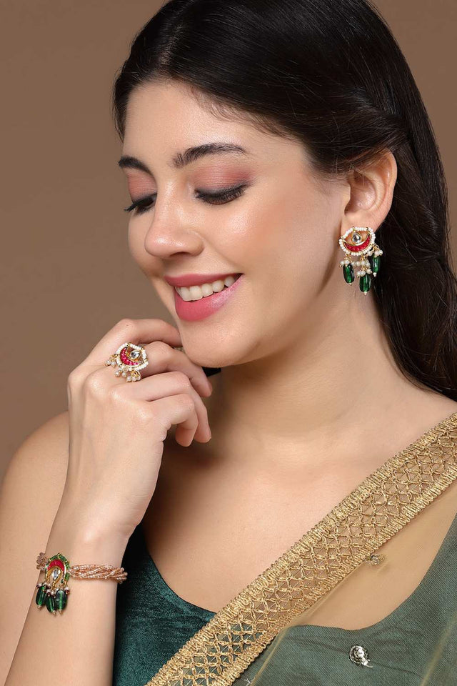 Multi-Color Alloy Earring