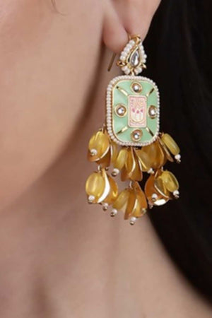 Multi-Color Alloy Earring