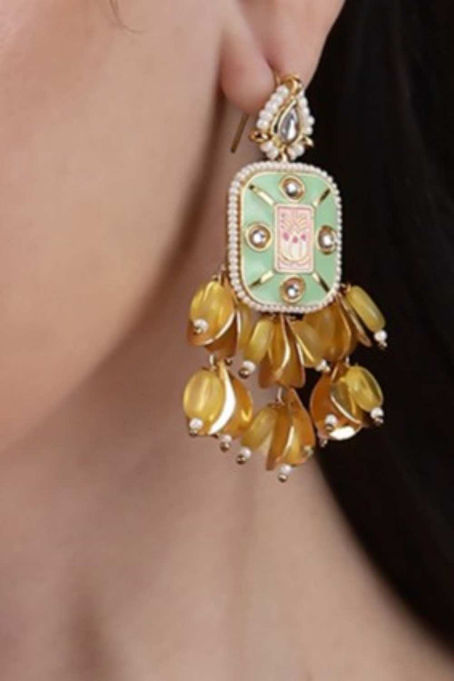 Multi-Color Alloy Earring