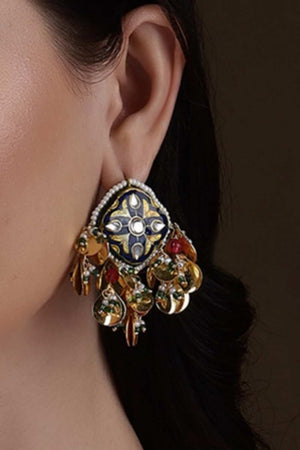 Multi-Color Alloy Earring