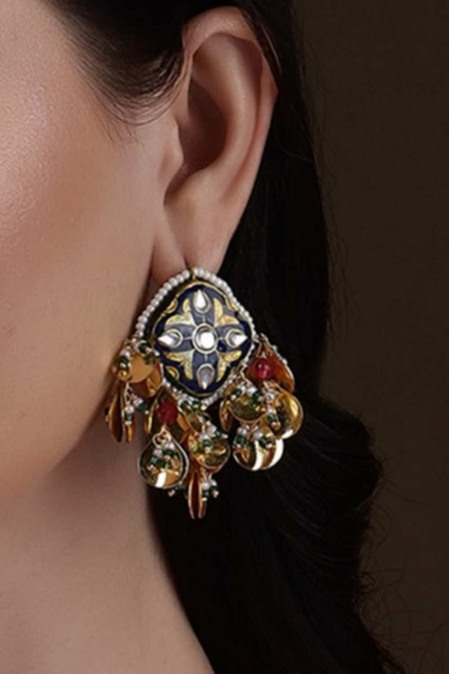 Multi-Color Alloy Earring