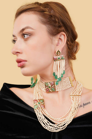 Multi-Color Alloy Drop Earrings