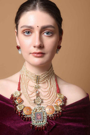 Multi-Color Alloy Drop Earring