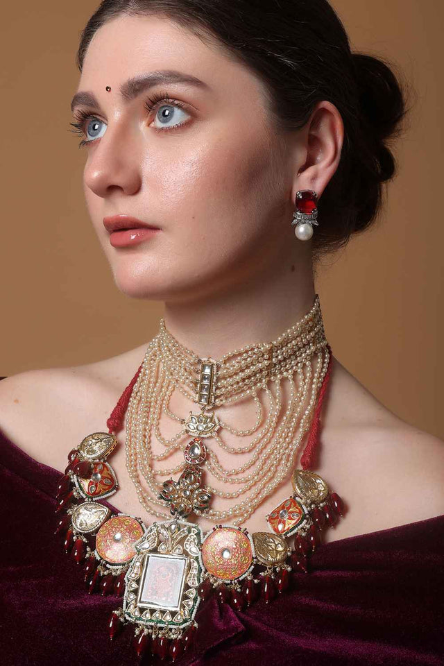 Multi-Color Alloy Drop Earring