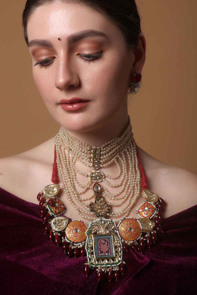 Multi-Color Alloy Drop Earring