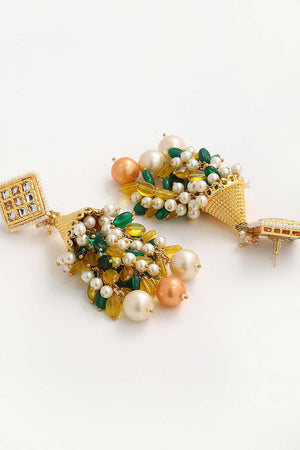 Multi-Color Alloy Earring