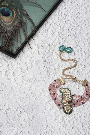 Multi-Color Alloy Bracelet