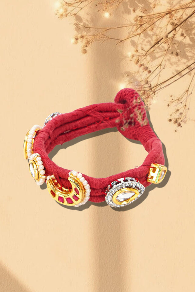 Multi-Color Brass Bracelet