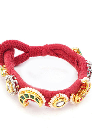 Multi-Color Brass Bracelet