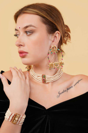 Multi-Color Alloy Bracelet