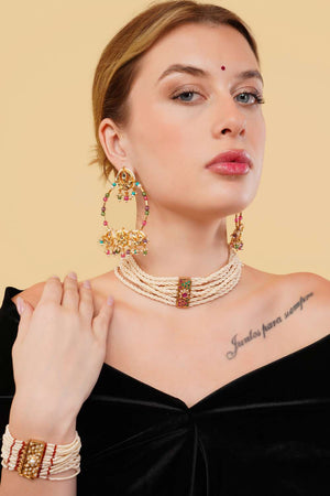 Multi-Color Alloy Bracelet