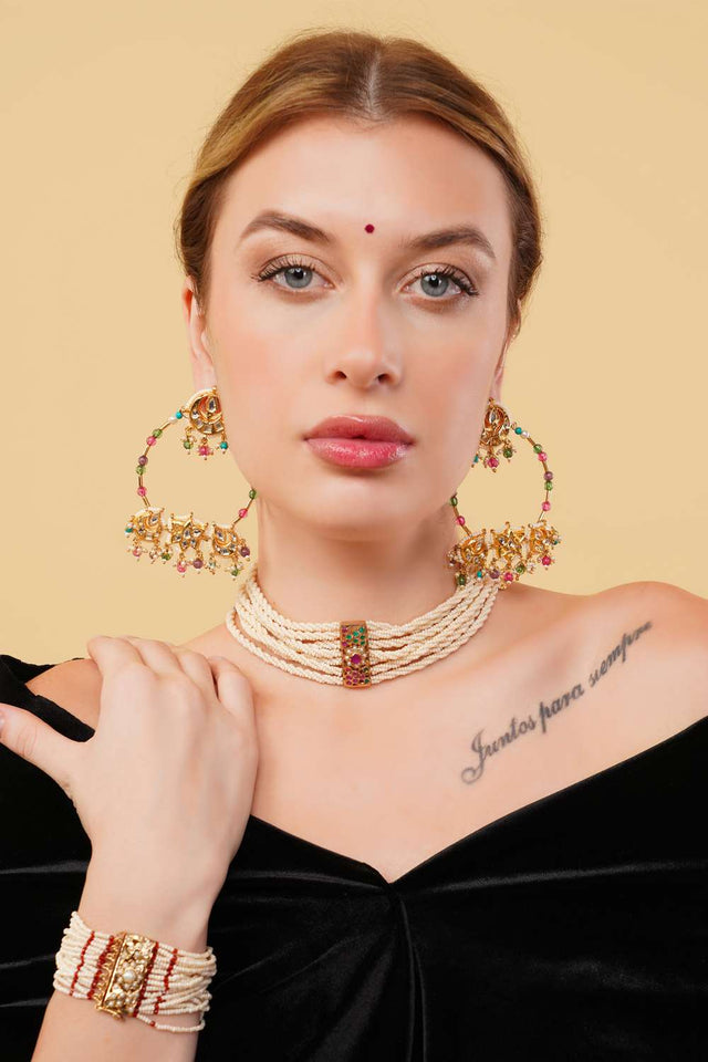 Multi-Color Alloy Bracelet