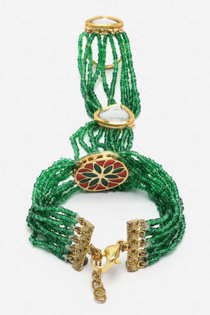 Multi-Color Alloy Bracelet