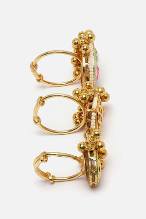 Multi-Color Beaded Alloy Bracelets