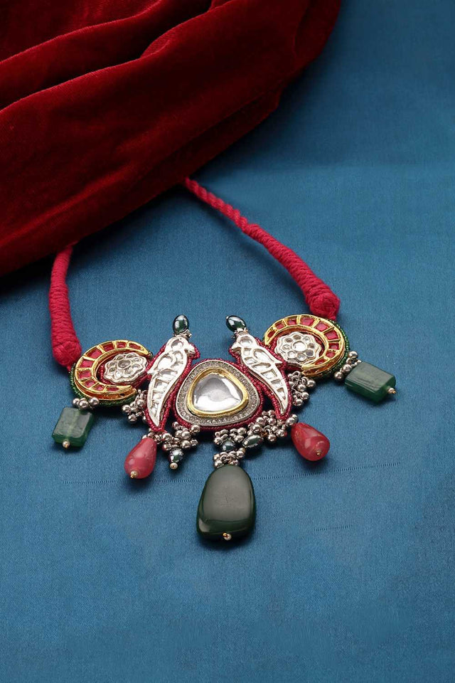 Multi-Color Alloy Necklace