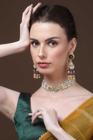 Multi-Color Alloy Necklace