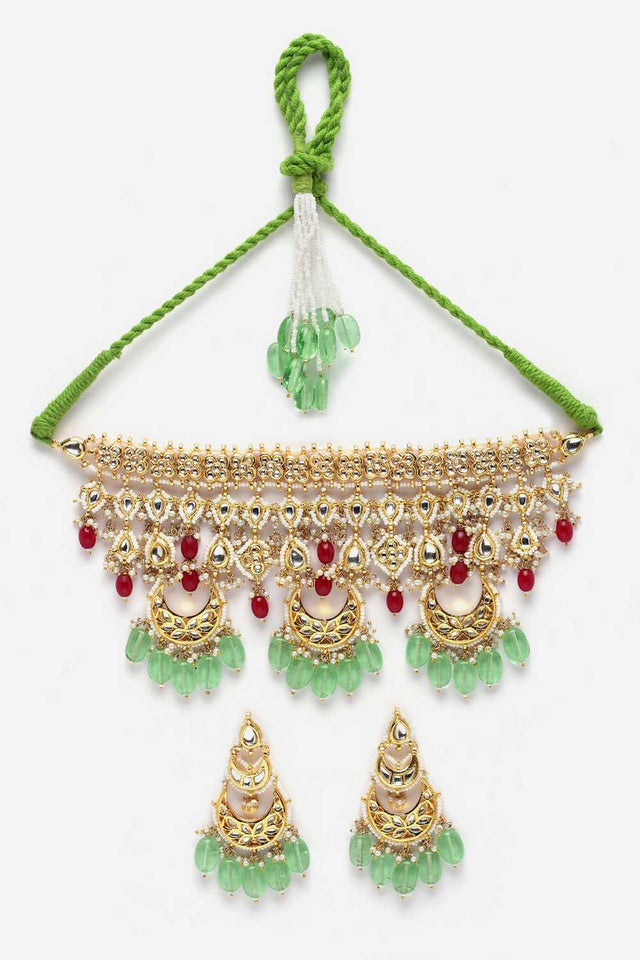 Multi-Color Alloy Jewellery Set
