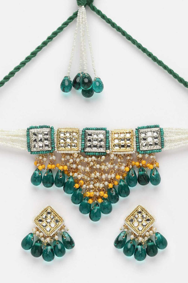 Multi-Color Alloy Jewellery Set