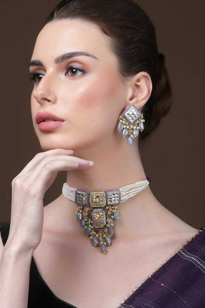 Multi-Color Alloy Jewellery Set