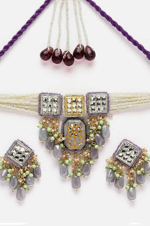 Multi-Color Alloy Jewellery Set