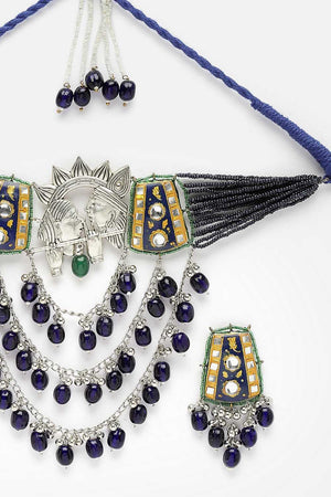 Multi-Color Alloy Jewellery Set