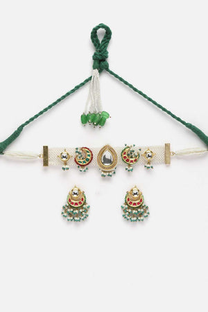 Multi-Color Alloy Jewellery Set (DGNCE24008)