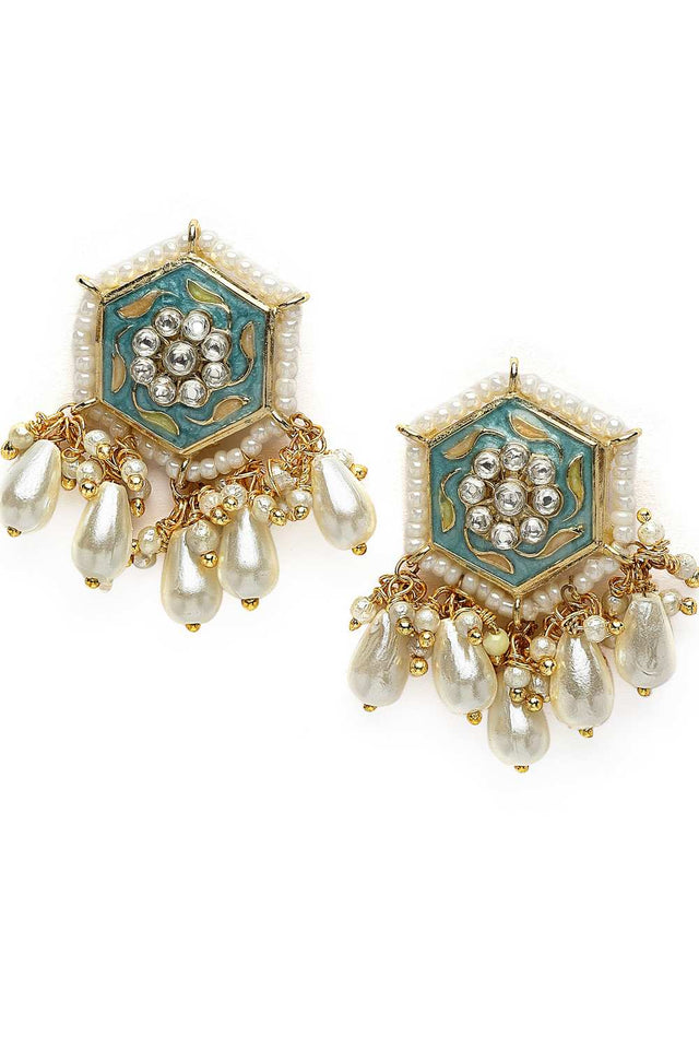 Multi-Color Alloy Necklace & Earring Set