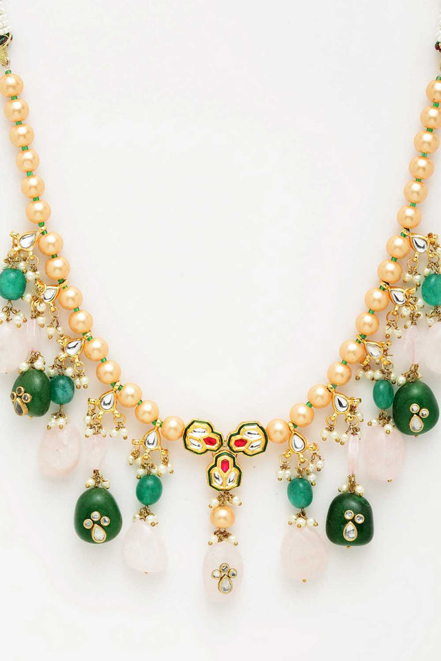 Green Alloy Necklace