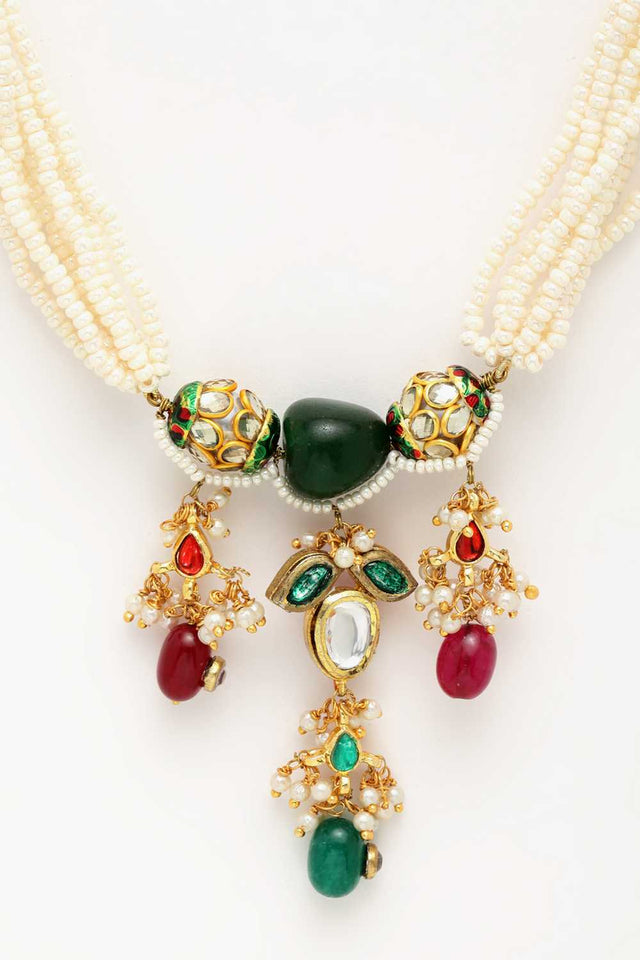 White Alloy Necklace