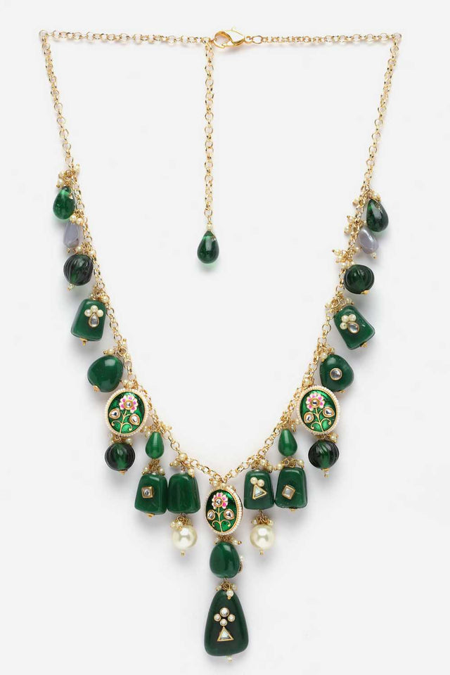 Multi-Color Alloy Necklace