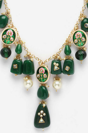 Multi-Color Alloy Necklace