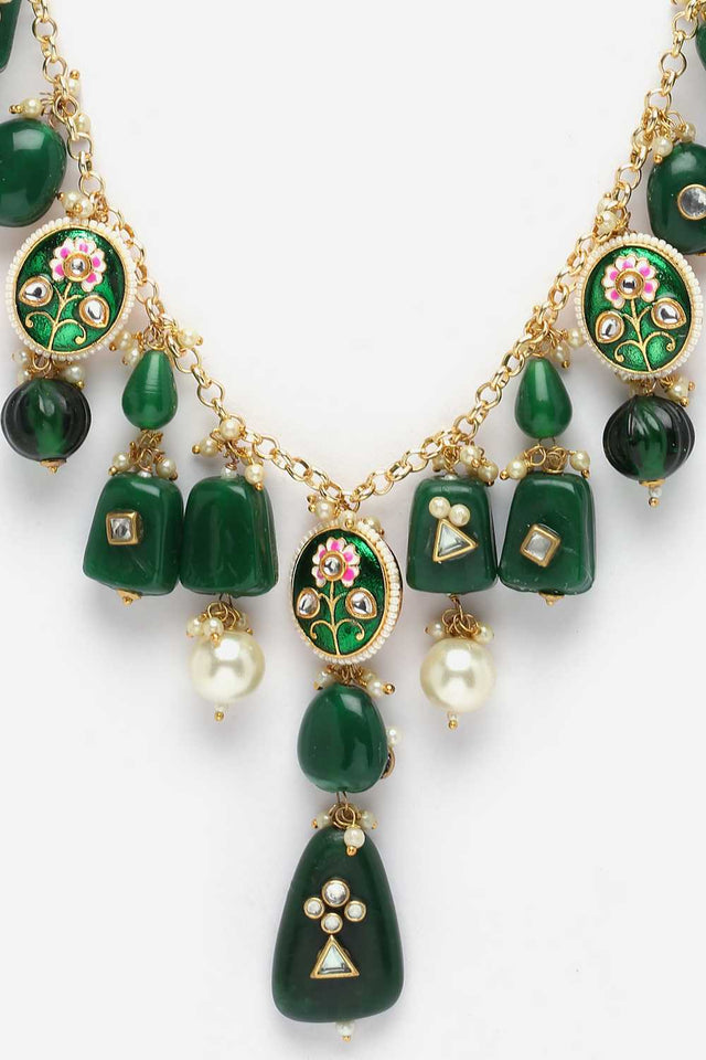 Multi-Color Alloy Necklace