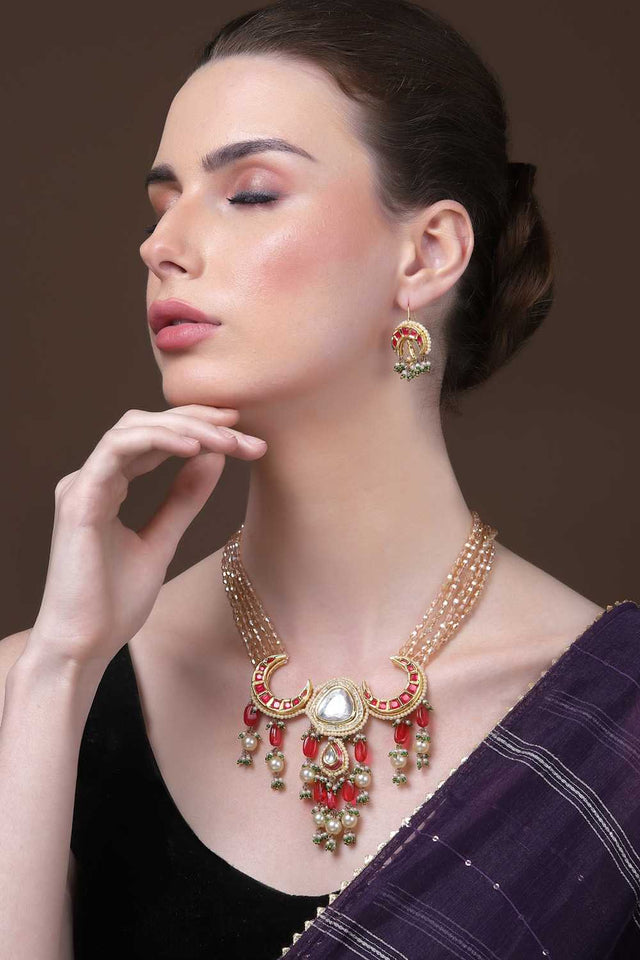 Multi-Color Alloy Necklace