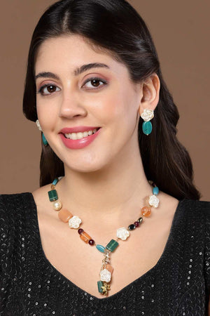 Multi-Color Alloy Necklace