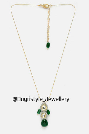 Multi-Color Alloy Necklace (DGNH24015)