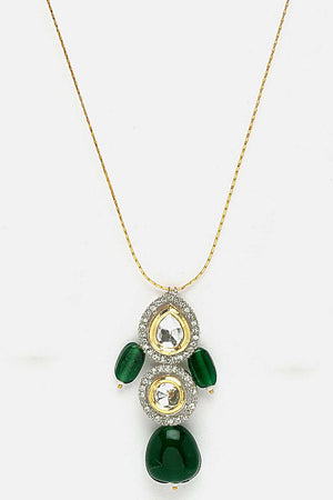Multi-Color Alloy Necklace (DGNH24015)