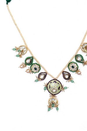 Multi-Color Alloy Necklace