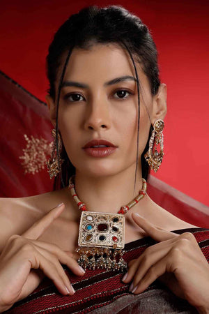 Multi-Color Alloy Necklace