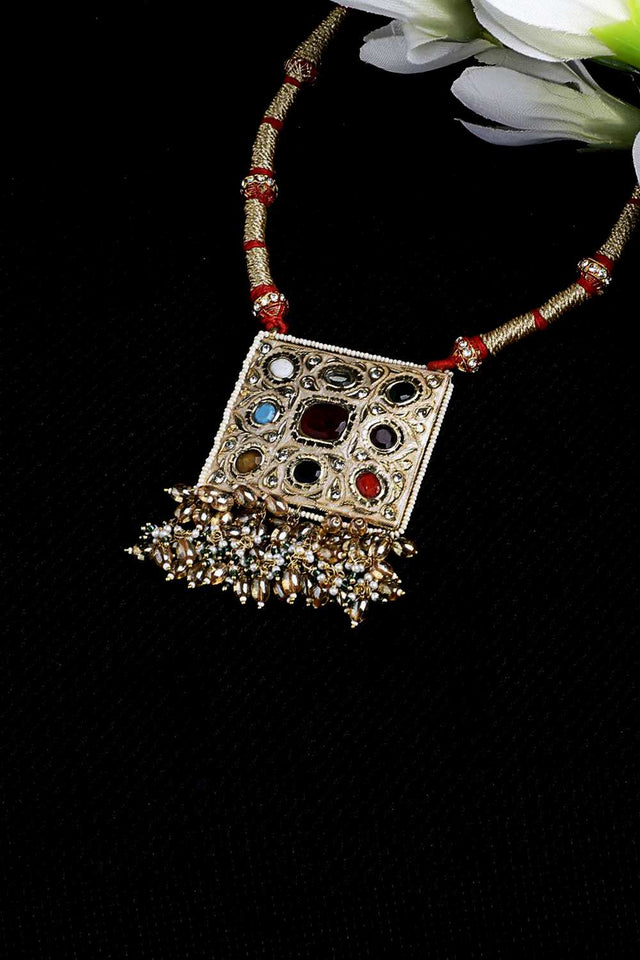 Multi-Color Alloy Necklace