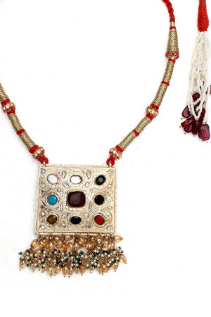 Multi-Color Alloy Necklace