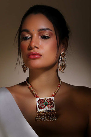 Multi-Color Alloy Necklace