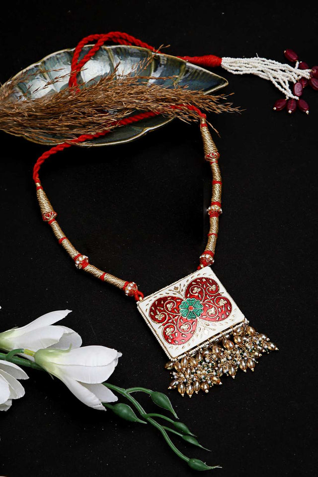 Multi-Color Alloy Necklace