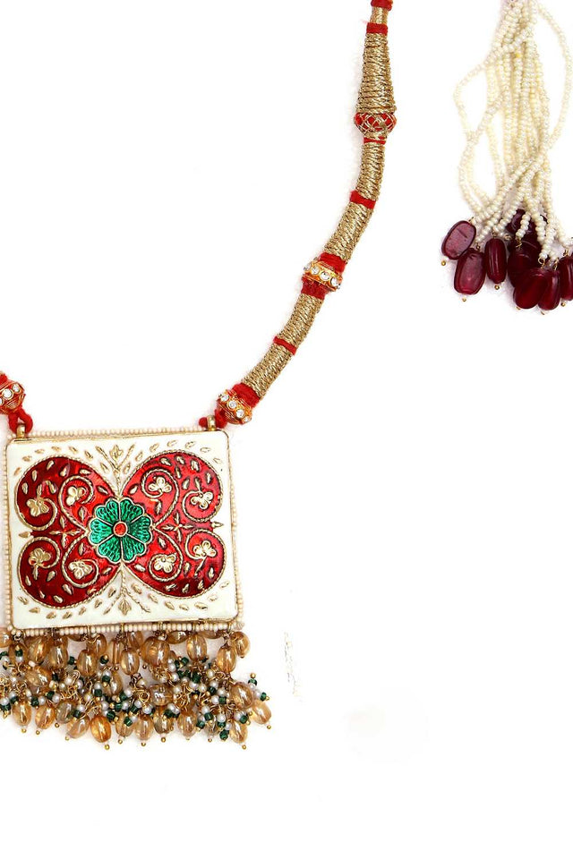 Multi-Color Alloy Necklace