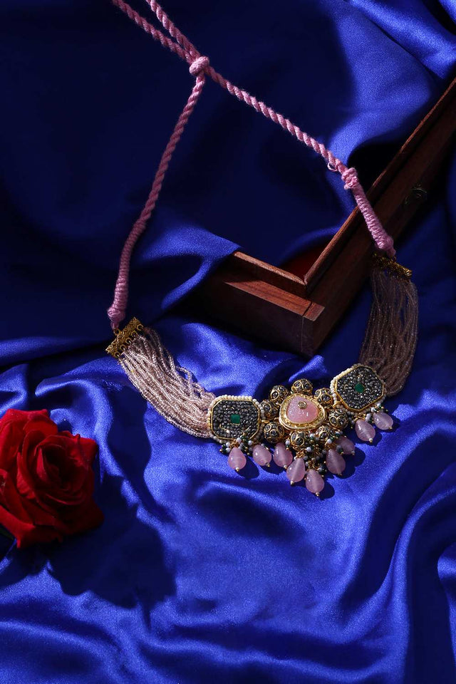 Multi-Color Alloy Necklace