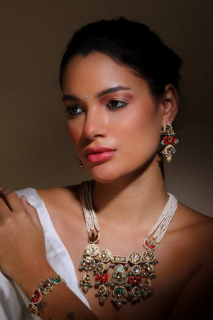 Multi-Color Alloy Necklace